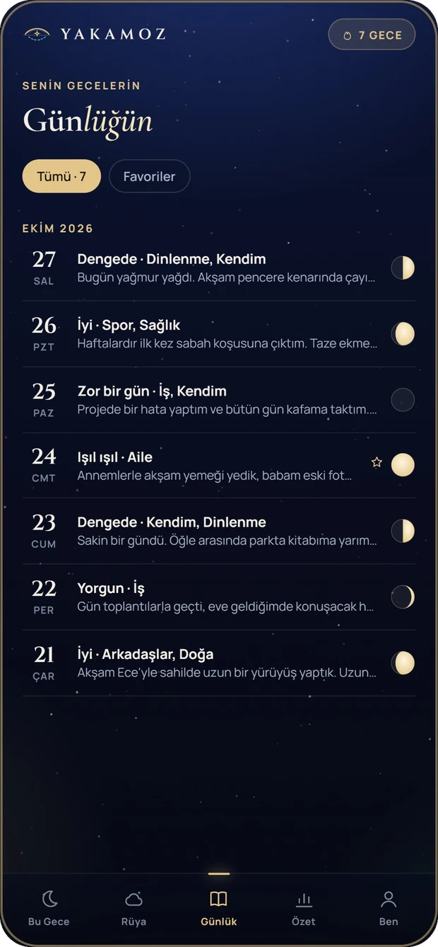 Günlük listesi